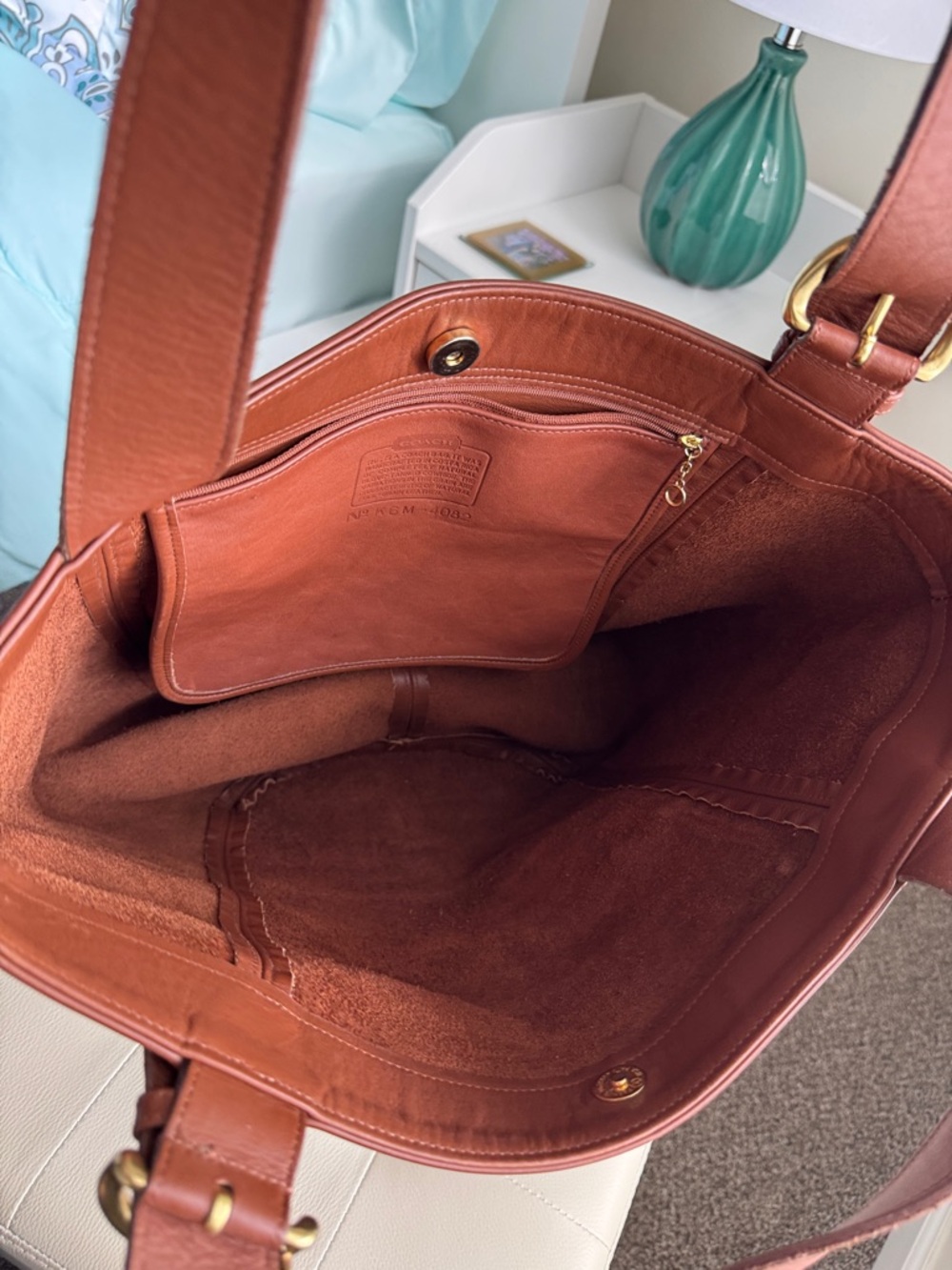 Vintage Coach Soho XL Brown Leather Tote bag Model 4082 - Picture 5 of 10